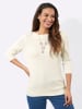 WITT WEIDEN 3/4-Arm-Pullover in ecru