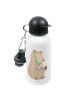 Mr. & Mrs. Panda Aluminium Trinkflasche Bär Arzt ohne Spruch in Weiß