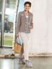 Sieh an! Fleece-Jacke in taupe