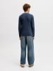 JACK & JONES Junior Longsleeve Print Jjtom in navy blazer