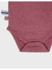 OrganicEra Baby Wickel-Kurzarmbody in Bordeaux Melange