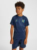 Hummel Hummel T-Shirt Hmlshimmer Multisport Kinder in DRESS BLUES/LIMEADE