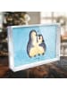 Mr. & Mrs. Panda Acryl-Aufsteller Pinguin umarmen ohne Spruch in Eisblau