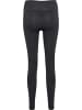 Hummel Hummel Tights Hmlmt Yoga Damen Atmungsaktiv Feuchtigkeitsabsorbierenden Nahtlosen in BLACK MELANGE