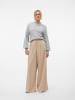 Vero Moda Strickpullover in Light Grey Melange