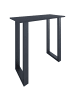 ebuy24 Bartisch Xona schwarz Anthrazit 110 x 50 cm