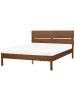 Beliani Doppelbett BOISSET in Braun - (W) 165 x (H) 101 x (L) 205 cm