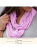 styleBREAKER Jersey Loop Schal in Flieder