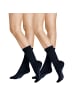 Hudson Socken Only 2-Pack druckfreier Bund in Marine