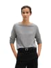 Marc O'Polo Strickpullover slim in Fine Grey Melange