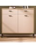 Furn.Design Kommode in kaschmir und Eiche 105 cm, Sideboard mit Soft-Close