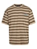 STARTER T-Shirt in unionbeige/darkolive/bark