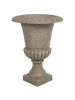 Beliani Outdoor Blumentopf MELOS in Beige - (W) 47 x (H) 60 x (L) 47 cm