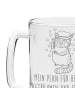 Mr. & Mrs. Panda Glaskrug Waschbär mit Spruch in Transparent