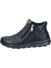 rieker Freizeit Stiefel in schwarz/leo-nuss