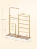 SONGMICS Schmuckständer Caeley in Blassgold - (B)30.6 x (H)(30.9-47.5) x (T)10 cm