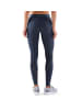 skins Kompressionshose DNAmic Long Tights in Navy Blue