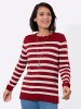 WITT WEIDEN Pullover in rot-ecru