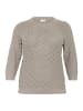 KAFFE curve Strickpullover KCmani in Elephant Skin