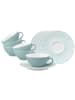 Seltmann Weiden 6er Set Teetassen mit Untertassen Life Fashion 140 ml in Green Chic