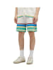 Casablanca  Casa Blanca Men's Crochet Tennis Shorts in White/Blue Multi