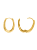Steel_Art Creolen Damen Nora goldfarben in goldfarben