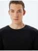 KOTON T-shirt in Schwarz