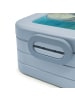 Mr. & Mrs. Panda MEPAL Bentobox Seekuh Happy Design mit Spruch in Blau Pastell