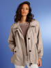 creation L Kapuzenjacke in sesam