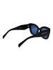 Replay Frauen Sonnenbrille Katzenauge Schwarz