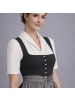 Berwin Spitzen-Dirndlbluse mit Schalkragen