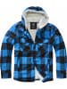 Brandit Jacke "Lumber Jacket Hooded" in Blau