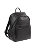 DuDu New York Daypack Leder 41 cm Laptopfach in black