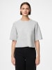 Pieces Stricktop in Light Grey Melange