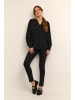 Kaffe Langarm-Bluse KAjoyce Regular fit in Black/White Dot