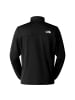 The North Face Fleecejacke Crest FZ in Schwarz