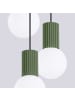 Nice Lamps Pendelleuchte ORBITAL 3 olive H 125 cm