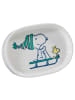 Butlers Schmuckteller PEANUTS Snoopy Schlitten in Weiß