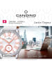Candino Analog-Armbanduhr Candino Elegance weiß mittel (ca. 36mm)
