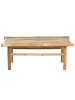Beliani Couchtisch TODI in Braun - (W) 80 x (H) 32 x (L) 45 cm