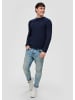 QS by S. Oliver Strickpullover langarm in Blau