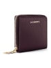 Lazarotti Bologna Leather Geldbörse Leder 10 cm in burgundy
