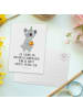 Mr. & Mrs. Panda Postkarte Koala Geschenk mit Spruch in Weiß