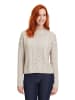 Betty Barclay Strickpullover mit Struktur in Grau Beige