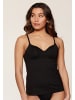 Linga Dore Singlet in Schwarz