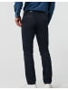 Meyer Chino-Hose Micro Structure Baumwoll-Chino in marine