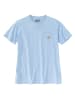 CARHARTT  Pocket T-Shirt in SOFT BLUE HEATHER