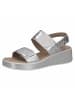Caprice Sandale in silber