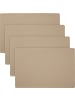 Erwin Müller Tischset 4er-Pack Lagoa in beige