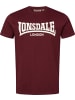 Lonsdale T-Shirt "Fulwood T-Shirt Normale Passform" in Rot
